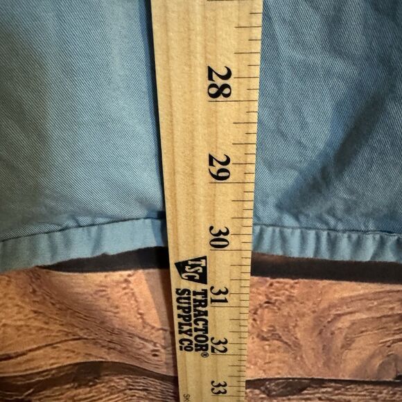 Territory Ahead Shirt Large Blue Button Down Short Sleeve Dual Pocket Cotton - Picture 5 of 7